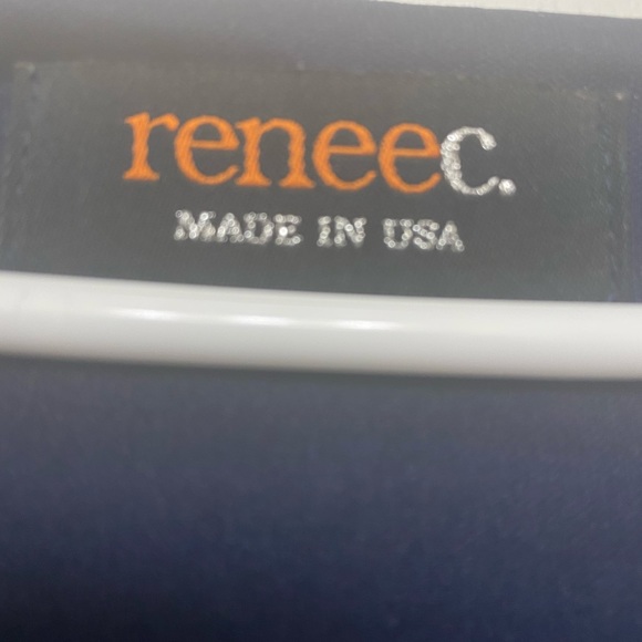 Navy Blue Lace Dress - Picture 2 of 2